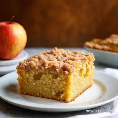 Omas Apfelkuchen Easy German Cake Recipe with Streusel Recipe Card