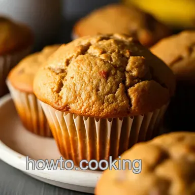 One-Bowl Wonder: Ridiculously Easy Banana Muffins presentation