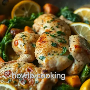 Easy Healthy Dinners: One-Pan Lemon Herb Chicken & Veggies!