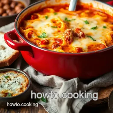 How to Create the Ultimate One-Pot Lasagna Soup with Cheesy Toppings Recipe Card
