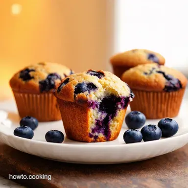 OneBowl Blueberry Muffins An Easy Muffin Recipe Recipe Card