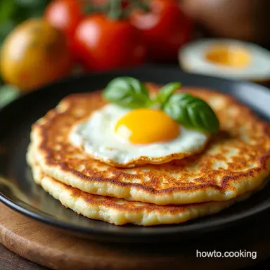 OneEgg Pancakes Egg and Cornstarch Pancake Magic Recipe Card