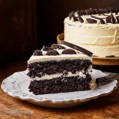 Cookies Cream Cake My Easy Oreo Dream Layer Cake Recipe Card