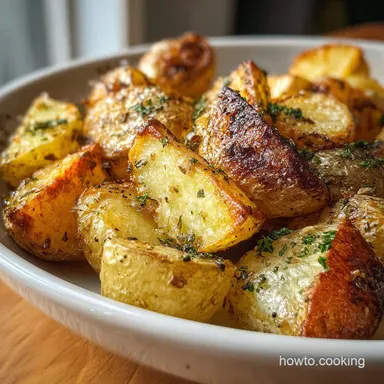 Oven Roasted Potatoes: Crispy Baked in 45 Minutes Recipe Card