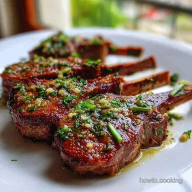 Lamb Chops Recipe Pan Seared in 25 Minutes for 4 Servings