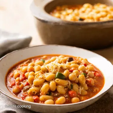 Pasta e Fagioli Easy Italian Comfort Food Recipe Recipe Card