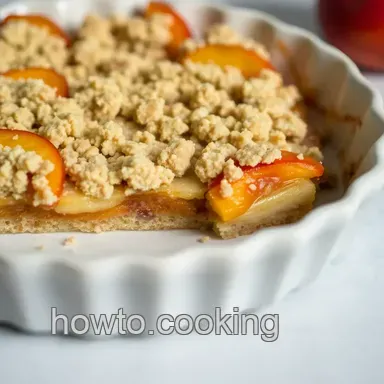 Peachy Keen Cinnamon Crumble Bars presentation