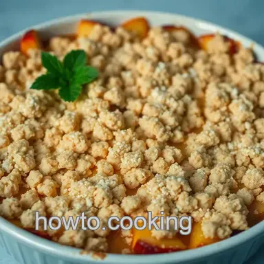 Peachy Keen * Peach crumble bars *: My Easy Summer Bake!