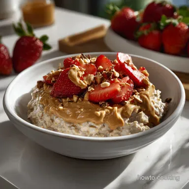 Peanut Butter Overnight Oats: Silky & Thick Recipe Card