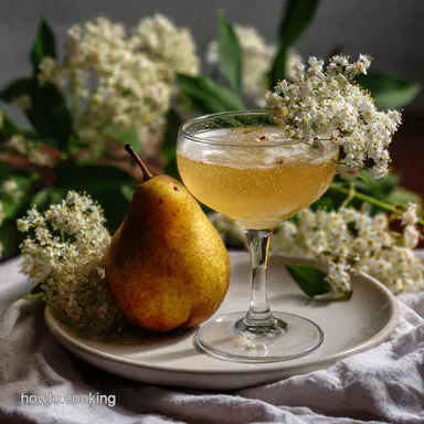 10 Best New Years Cocktails: Effervescent Champagne Sparkler Recipe Card