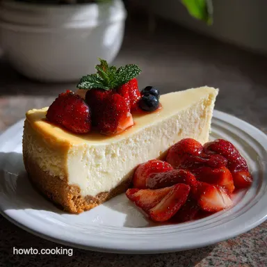 PERFECT CHEESECAKE RECIPE: No Cracks, Velvety Texture Recipe Card