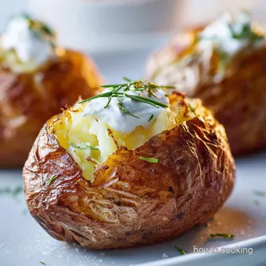 Baked Potato Recipe: Master The Crispiest Skin Ever Recipe Card