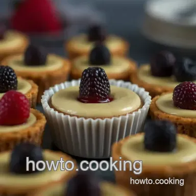 Perfect Little Bites: Classic Mini Cheesecakes presentation
