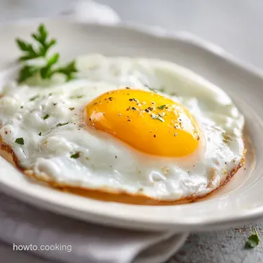 Over Easy Eggs: Silky Whites in 4 Minutes Recipe Card