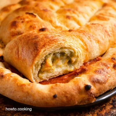Pizza Night Upgrade My Stuffed Stromboli Recipe Recipe Card