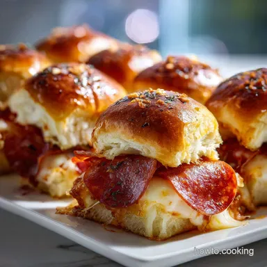 Pizza Sliders Recipe for 12 Sliders