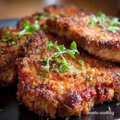Crispy Fried Pork Chops Recipe BoneIn and Moist Every Time Recipe Card