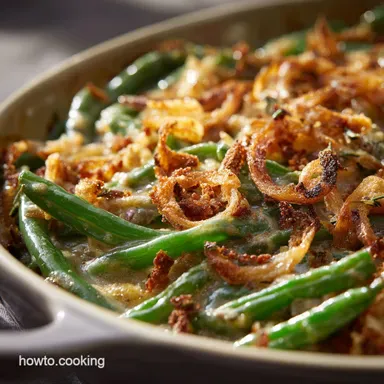 Green Bean Casserole: The Luxurious, From-Scratch Recipe Recipe Card