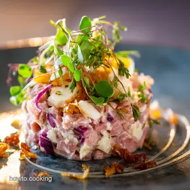Ham Salad The Ultimate Smooth Crunchy Pub Grub Recipe Recipe Card