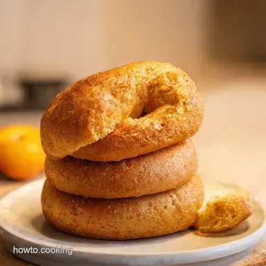 My Secret for Chewy Protein Bagels High Protein Breakfast Recipe Card