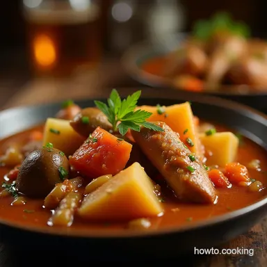 Proper PubStyle Chicken Root Vegetable Stew Recipe Recipe Card