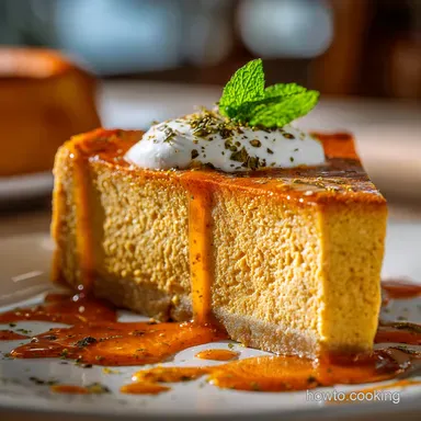 Pumpkin Cheesecake Achieve the Ultimate Dense Creamy Texture Recipe Card