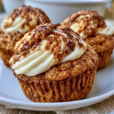 Pumpkin Cream Cheese Muffins in 33 Minutes Recipe Card