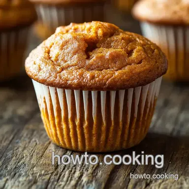 Best Ever Pumpkin Muffin Recipe: Moist & Spiced! Recipe Card