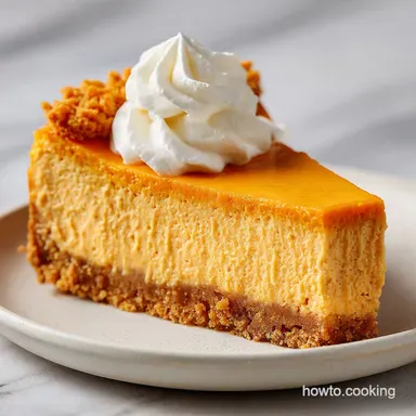 Pumpkin Pie Cheesecake for 12 Servings Recipe Card