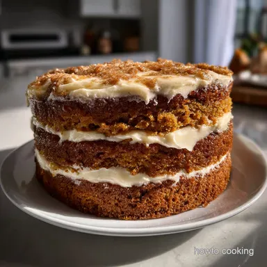Pumpkin Spice Layer Cake with Cream Cheese Frosting Recipe Card