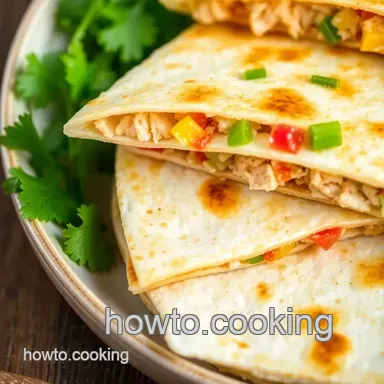 Quick Cheesy Chicken Quesadillas Delight Recipe Card
