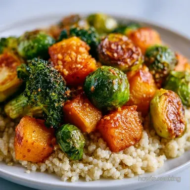 Quinoa Fall Salad with Butternut Squash Recipe Card