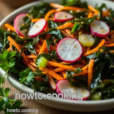 Easy & Refreshing Seaweed Salad Recipe with Tangy Sesame Dressing Recipe Card