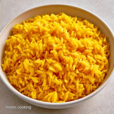 Rice Cooker Turmeric Rice in 35 Minutes