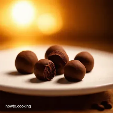 How to Make Chocolate Truffles Rich Easy Recipe Recipe Card