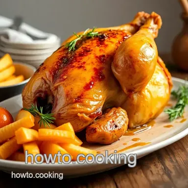 How to Make Roast Whole Chicken Juicy & Flavorful: A Family Favorite Recipe Card
