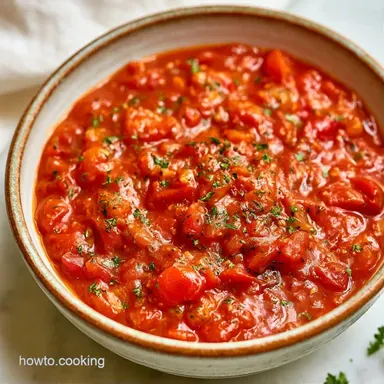 Roasted Tomato Sauce Canning: Meal Prep Recipe Card