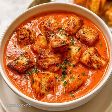 Roasted Tomato Soup for 4 Servings Recipe Card