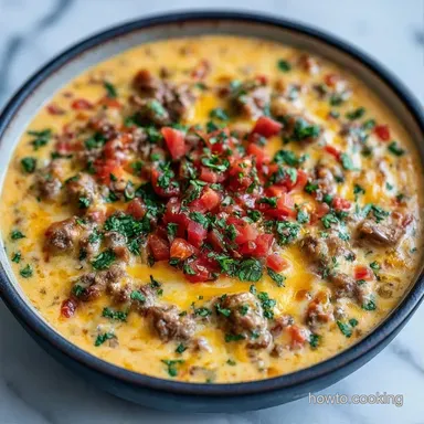 Rotel Dip Slow Cooker with Ground Beef Recipe Card