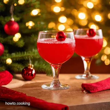 Rudolphs Red Nose Punch Christmas Drinks for Kids Recipe Card