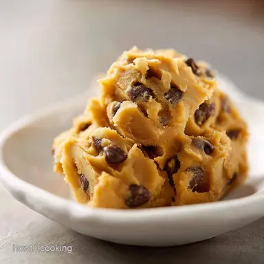 Edible Cookie Dough Recipe for 4 Servings Recipe Card