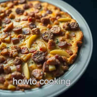 Sausage Apple Strata: Best Breakfast Potluck Ideas! Recipe Card