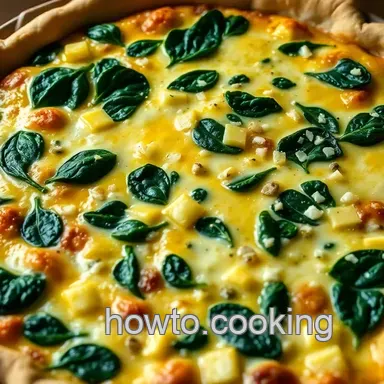 Classic Spinach and Cheese Quiche Recipe: A Savory French Delight