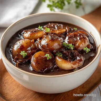 Onion Gravy in 25 Minutes Recipe Card