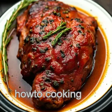 Easy & Juicy Venison Roast Crock Pot: My Fail-Proof Herb Glazed Method Recipe Card
