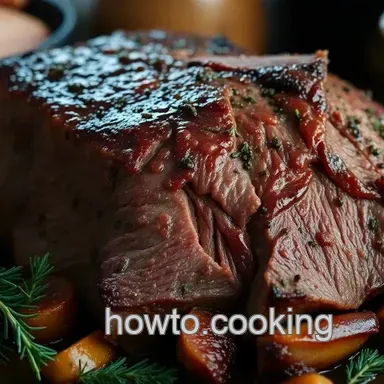Easy & Juicy Venison Roast Crock Pot: My Fail-Proof Herb Glazed Method
