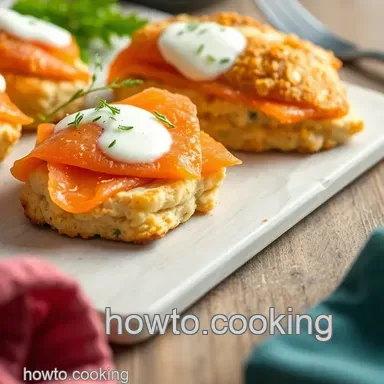 Brunch Food Ideas: Savoury Scones with Smoked Salmon! Recipe Card