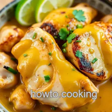 Sear Chicken with Spicy Amarillo Sauce