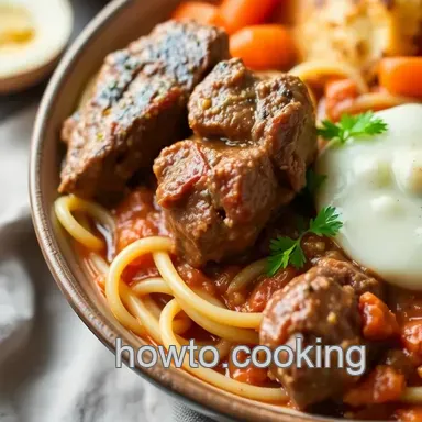 Ultimate Comfort: Sear Lamb in Hearty Italian Ragu for Family Feasts Recipe Card