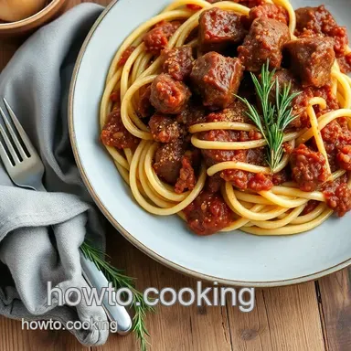 How to Make the Ultimate Hearty Sear Lamb Ragu with Rosemary & Red Wine Recipe Card
